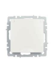 Розетка BRITE РСбш10-3-БрЖ 16А IP20 с заземл. защ. шторки с крышкой жемчуж. IEK BR-R16-16-K36 BR-R16-16-K36