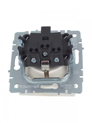 Розетка BRITE РСбш10-3-БрЖ 16А IP20 с заземл. защ. шторки с крышкой жемчуж. IEK BR-R16-16-K36 BR-R16-16-K36