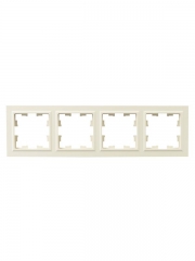 Рамка 4-м BRITE РУ-4-БрКр беж. IEK BR-M42-K10 BR-M42-K10