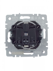 Розетка BRITE РСбш10-3-44-БрГ 16А IP44 с заземл. защ. шторки с крышкой графит IEK BR-R16-16-44-K53 BR-R16-16-44-K53