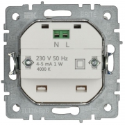 Подсветка светодиодная BRITE встраив. ПЛ20-БрБ бел. IEK BR-FL20-K01 BR-FL20-K01