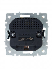 Розетка BRITE РЮш10-1-БрКр 16А с USB A+A 2.1А с заземл. защ. шторки беж. IEK BR-R14-16-U21-D21-K10 BR-R14-16-U21-D21-K10