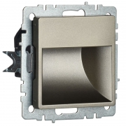 Подсветка светодиодная BRITE встраив. ПЛ20-БрШ шампань IEK BR-FL20-K37 BR-FL20-K37