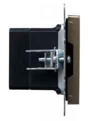 Розетка BRITE USB A+A 3.1А РЮ10-1-БрШ шампань IEK BR-U21-D31-K37 BR-U21-D31-K37