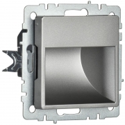 Подсветка светодиодная BRITE встраив. ПЛ20-БрС сталь IEK BR-FL20-K46 BR-FL20-K46