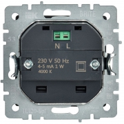 Подсветка светодиодная BRITE встраив. ПЛ20-БрГ графит IEK BR-FL20-K53 BR-FL20-K53