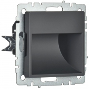 Подсветка светодиодная BRITE встраив. ПЛ20-БрГ графит IEK BR-FL20-K53 BR-FL20-K53