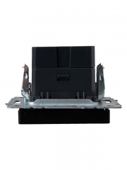 Розетка BRITE USB A+C 18Вт РЮ11-1-БрЧ черн. IEK BR-U22-018-K02 BR-U22-018-K02