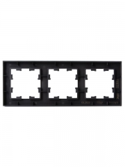 Рамка 3-м BRITE РУ-3-2-БрТБ стекло темн. бронза IEK BR-M32-G-K45 BR-M32-G-K45