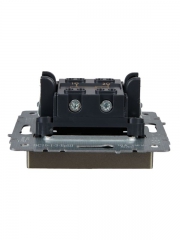 Выключатель перекрестный 1-кл. СП BRITE 10А ВС10-1-3-БрБ шампань IEK BR-V13-0-10-K37 BR-V13-0-10-K37