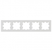 Рамка 5-м BRITE РУ-5-БрБ бел. IEK BR-M52-K01 BR-M52-K01