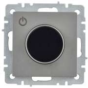 Термостат электронный с индикацией BRITE СП IP20 ТС10-1-БрС сталь IEK BR-RT11-K46 BR-RT11-K46