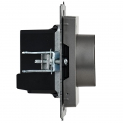 Термостат электронный с индикацией BRITE СП IP20 ТС10-1-БрС сталь IEK BR-RT11-K46 BR-RT11-K46