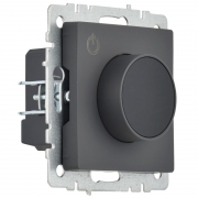 Термостат электронный с индикацией BRITE СП IP20 ТС10-1-БрГ графит IEK BR-RT11-K53 BR-RT11-K53