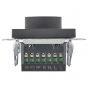 Термостат электронный с индикацией BRITE СП IP20 ТС10-1-БрГ графит IEK BR-RT11-K53 BR-RT11-K53