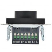 Термостат электронный с индикацией BRITE СП IP20 ТС10-1-БрЧ черн. IEK BR-RT11-K02 BR-RT11-K02