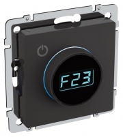 Термостат электронный с индикацией BRITE СП IP20 ТС10-1-БрЧ черн. IEK BR-RT11-K02 BR-RT11-K02