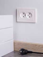 Розетка 2-м СП BRITE РС12-2-БрЖ 10А в сборе без заземл. без защ. шторок жемчуж. IEK BR-R20-10-K36-F BR-R20-10-K36-F