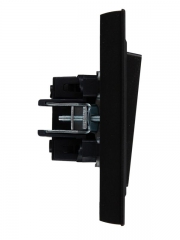 Выключатель 2-кл. СП BRITE ВСР10-2-0-БрЧ 10А в сборе черн. IEK BR-V20-0-10-K02-F BR-V20-0-10-K02-F