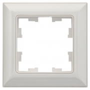 Рамка 1-м BRITE РУ-1-Бр бел./бел. IEK BR-M12-12-K01 BR-M12-12-K01
