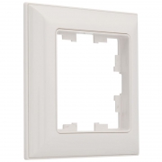 Рамка 1-м BRITE РУ-1-Бр бел./бел. IEK BR-M12-12-K01 BR-M12-12-K01