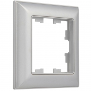 Рамка 1-м BRITE РУ-1-Бр алюм./алюм. IEK BR-M12-12-K47 BR-M12-12-K47