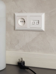 Рамка 2-м BRITE РУ-2-Бр бел./бел. IEK BR-M22-12-K01 BR-M22-12-K01