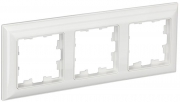 Рамка 3-м BRITE РУ-3-Бр бел./бел. IEK BR-M32-12-K01 BR-M32-12-K01