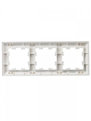 Рамка 3-м BRITE РУ-3-Бр бел./бел. IEK BR-M32-12-K01 BR-M32-12-K01