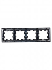 Рамка 4-м BRITE РУ-4-Бр хром/черн. IEK BR-M42-12-2-K23 BR-M42-12-2-K23