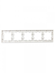 Рамка 5-м BRITE РУ-5-Бр бел. рифленый IEK BR-M52-51-K01 BR-M52-51-K01