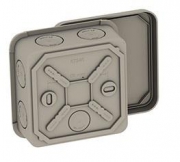 Коробка распределительная ОП 85х85х45мм двухкомпонентн. 8 вводов IP65 сер. Ruvinil 67240 67240