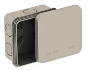 Коробка распределительная ОП 85х85х45мм двухкомпонентн. 8 вводов IP65 сер. Ruvinil 67240 67240