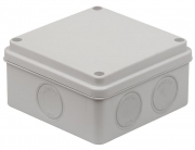 Коробка распределительная ОП 100х100х50мм двухкомпонентн. 7 вводов IP66 сер. Ruvinil 67250 67250