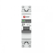 Выключатель автоматический модульный 1п C 3А 4.5кА ВА 47-63 PROxima EKF mcb4763-1-03C-pro mcb4763-1-03C-pro