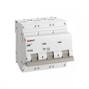 Выключатель авт. мод. 3п D 100А ВА 47-100 10кА PROxima EKF mcb47100-3-100D-pro mcb47100-3-100D-pro