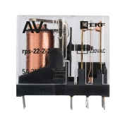 Реле промежуточное РП slim 22/2 5А 230В AC AVERES EKF rps-22-2-230 rps-22-2-230