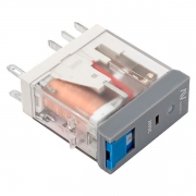 Реле промежуточное с кнопкой и мех. индикацией RPAt 22/2 8А 24В DC EKF rpat-22-2-24DC rpat-22-2-24DC