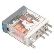 Реле промежуточное с кнопкой и мех. индикацией RPAt 22/2 8А 24В DC EKF rpat-22-2-24DC rpat-22-2-24DC