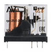 Реле промежуточное РП slim 25/1 10A 24В DC AVERES EKF rps-25-1-24DC rps-25-1-24DC