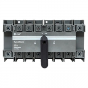 Рубильник 4п 63А реверсивный с рукояткой для прямой установки TwinBlock EKF tb-s-63-4p-rev tb-s-63-4p-rev