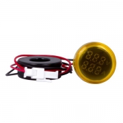 Индикатор значения тока и напряжения ED16-22AVD 100А желт. PROxima EKF ed16-22avd-y ed16-22avd-y