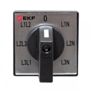Переключатель кулачковый ПК-1-64 10А для вольтметра EKF pk-1-64-10 pk-1-64-10