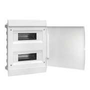 Щит ЩРВ-П-24 IP41 бел. дверца (пром. упак.) Basic EKF pb-v-24w-bas pb-v-24w-bas