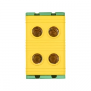 Клемма силовая вводная двойная КСВ 16-50кв.мм желт./зел. EKF plc-kvs2-16-50-y-green plc-kvs2-16-50-y-green