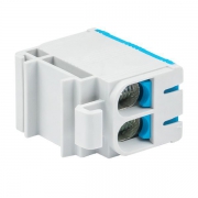 Клемма силовая вводная двойная КСВ 16-50кв.мм син. EKF plc-kvs2-16-50-blue plc-kvs2-16-50-blue