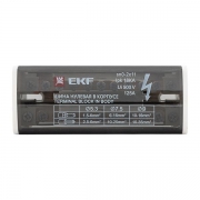 Шина нулевая в корпусе 2х11 EKF sn0-2x11 sn0-2x11