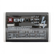 Шина нулевая в корпусе 2х7 EKF sn0-2x7 sn0-2x7