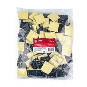 Площадка самоклеящаяся 30х30мм черн. (уп.100шт) EKF plc-30x30-b plc-30x30-b