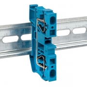 Колодка клеммная JXB-ST-4 41А пружинная син. EKF plc-jxb-st-4-blue plc-jxb-st-4-blue